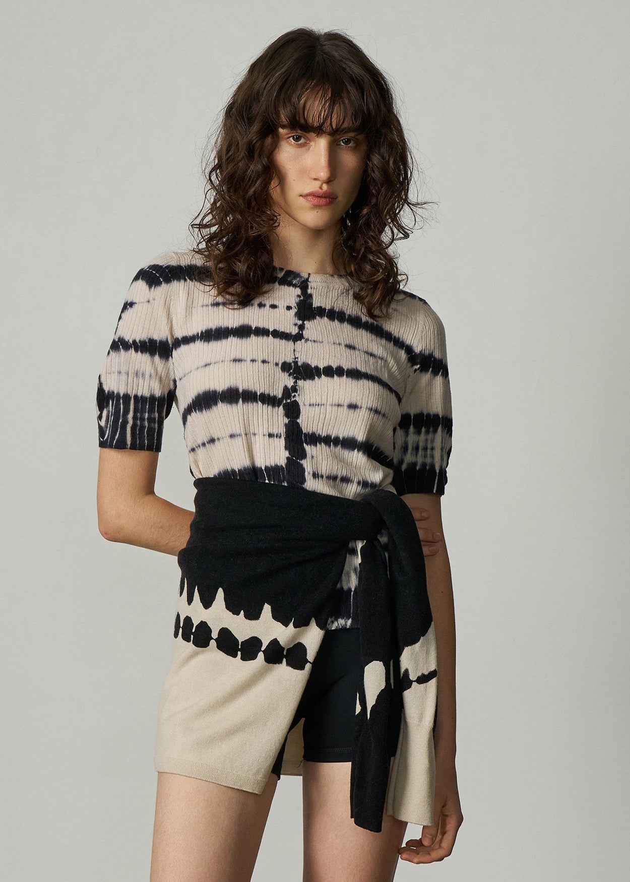 N.139 SKINNY RIB S/S CREW
