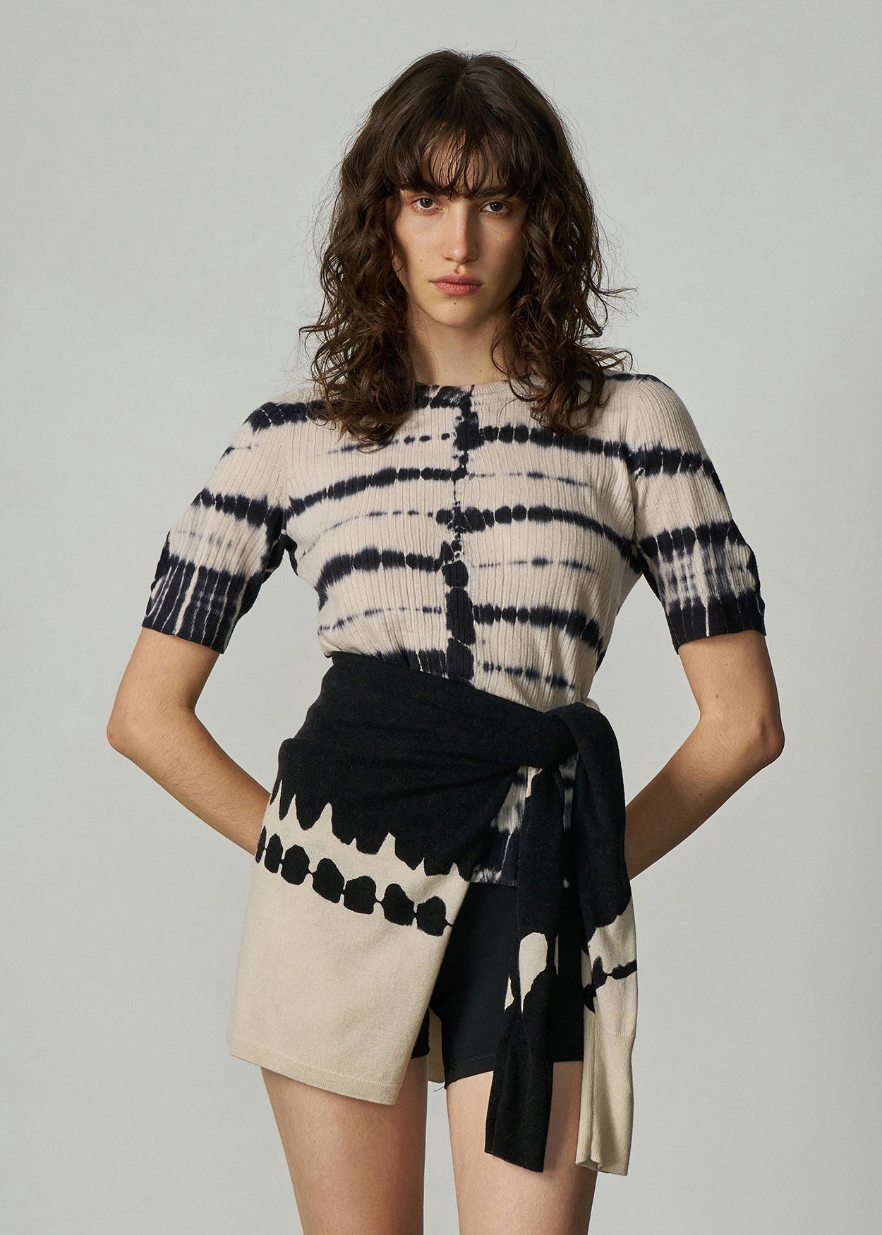 N.139 SKINNY RIB S/S CREW