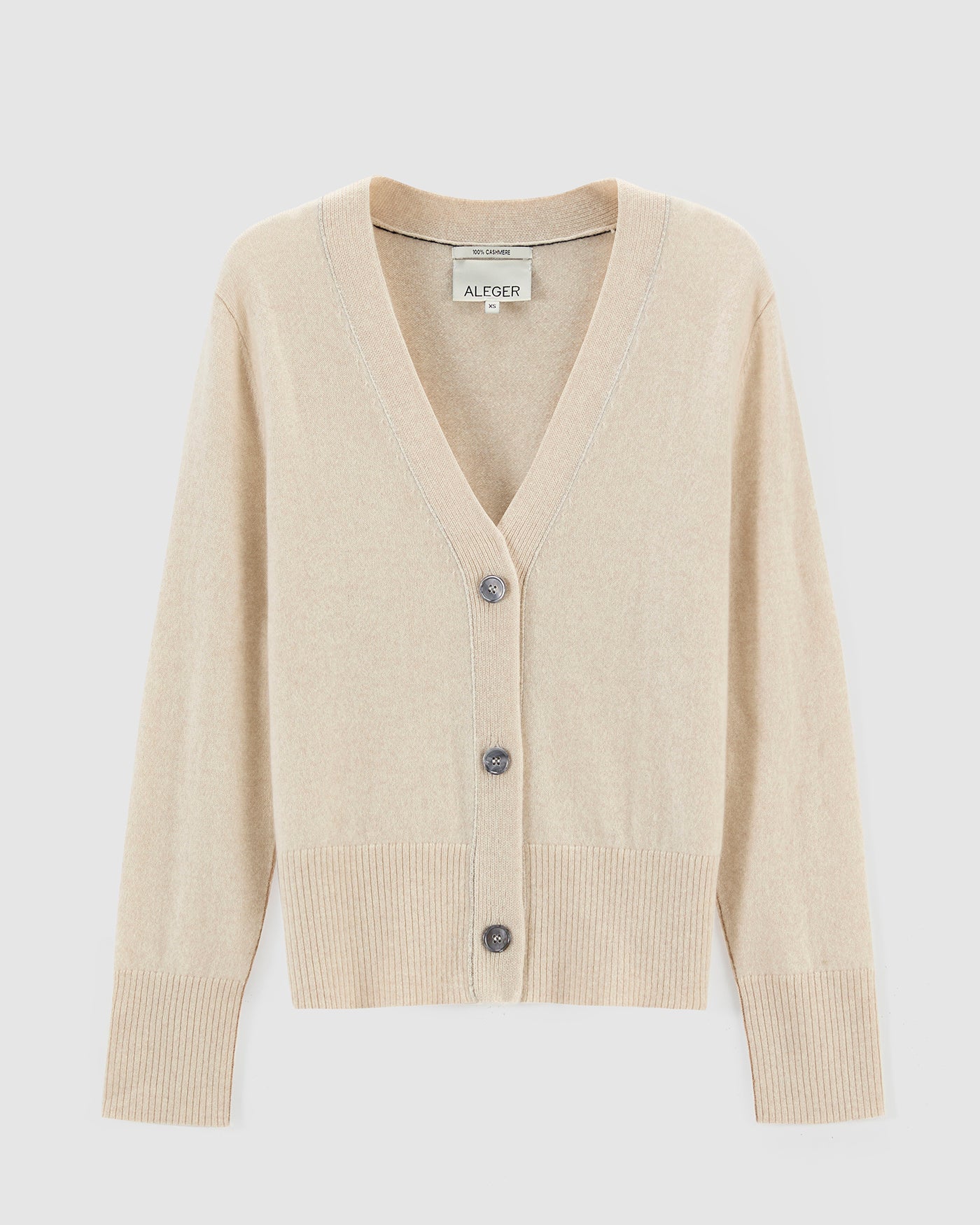 145 CASHMERE SEAM DETAIL CARDI