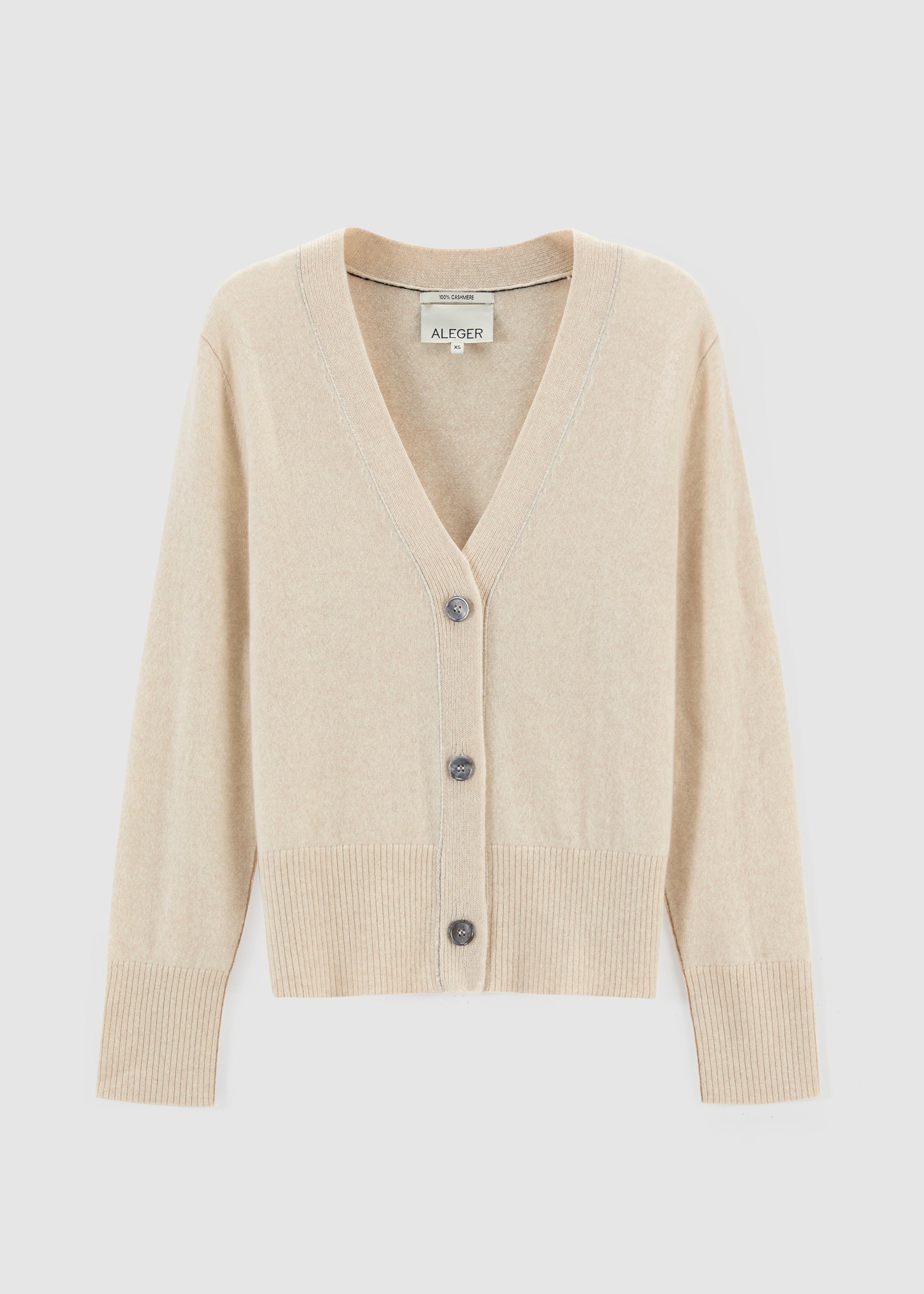 N.09 CASHMERE SEAM DETAIL CARDI