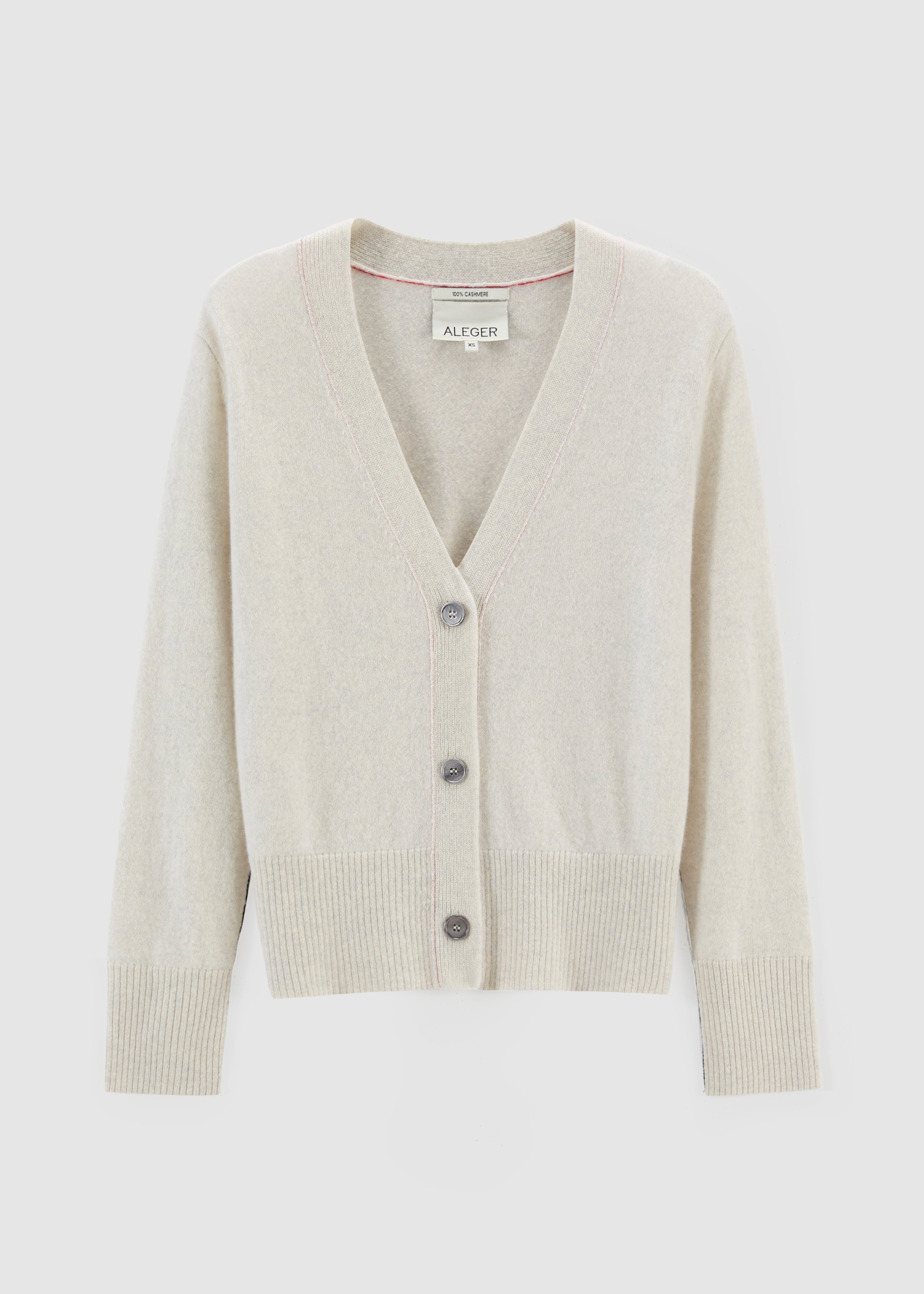 N.09 CASHMERE SEAM DETAIL CARDI