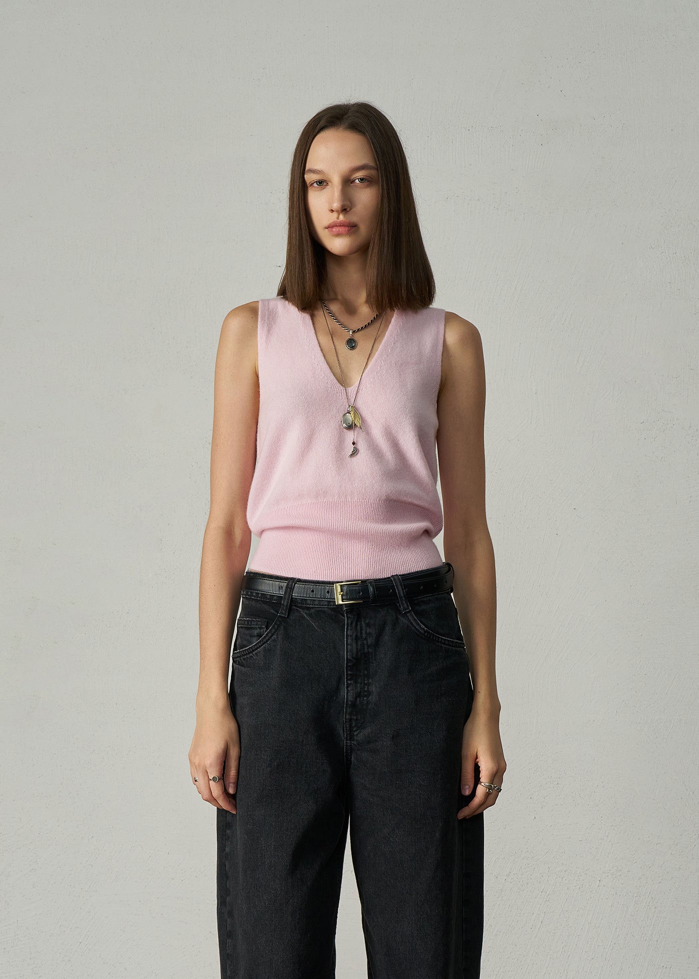 N.2180 CASHMERE CLASSIC TANK