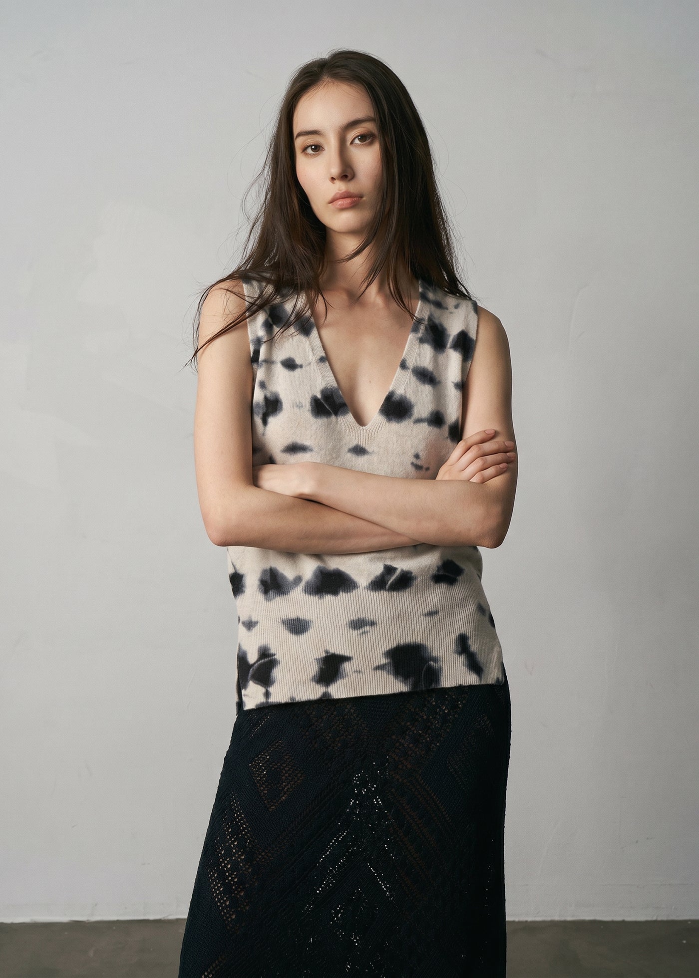 N.35 CASHMERE DYE LOW V TANK