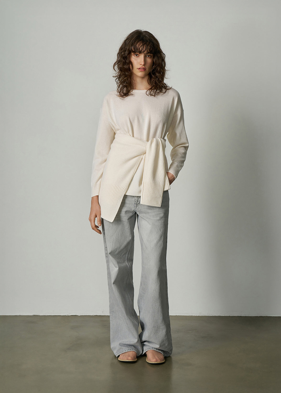 N.184 LONG LINE SLOUCH CREW