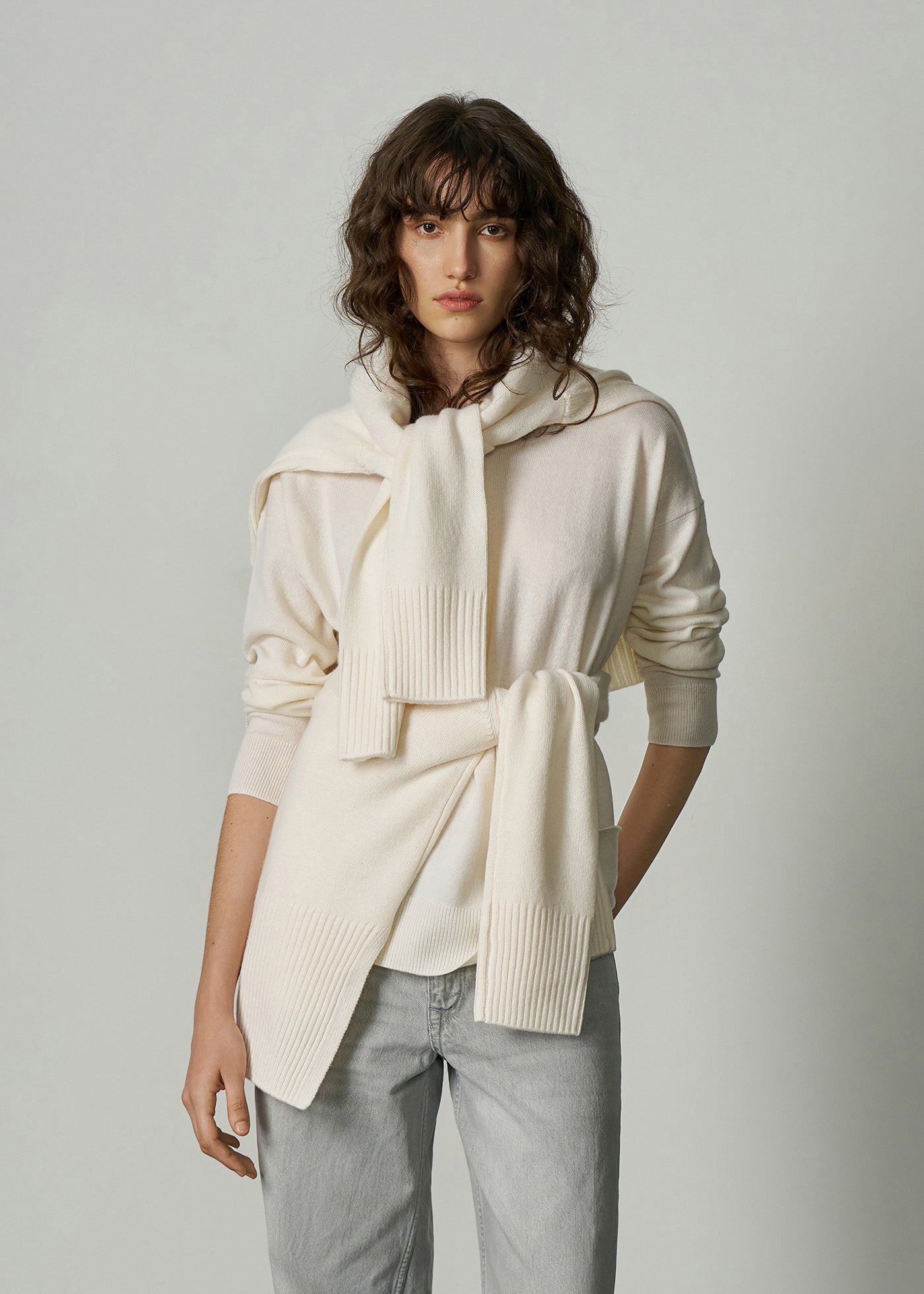 N.184 LONG LINE SLOUCH CREW