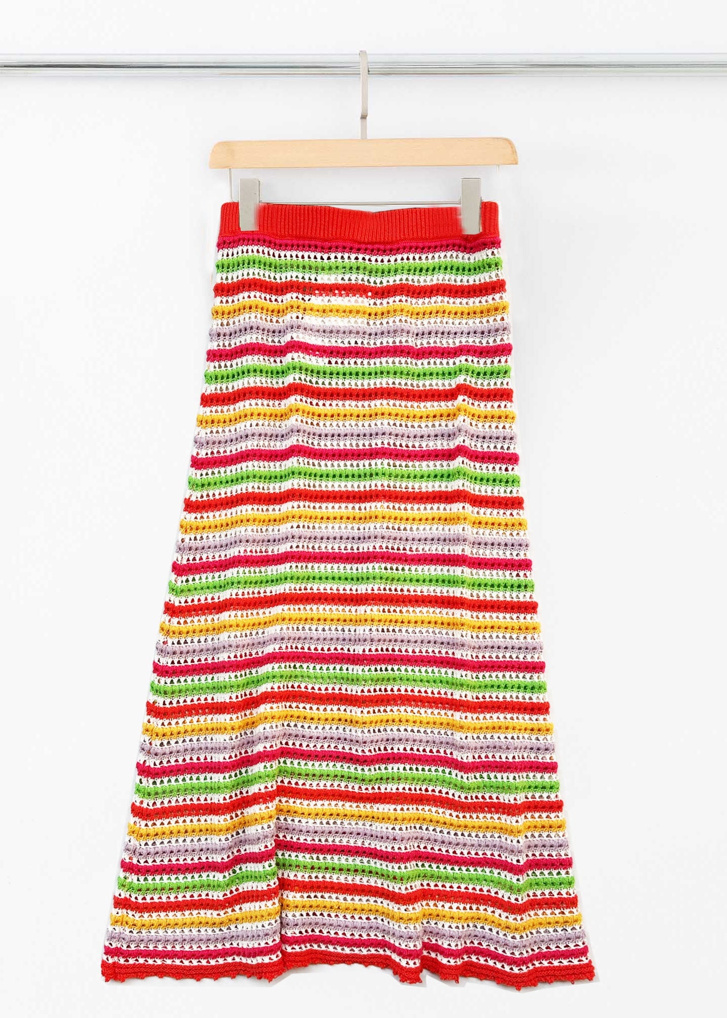 SAMPLE - STRIPE KNIT SKIRT - S