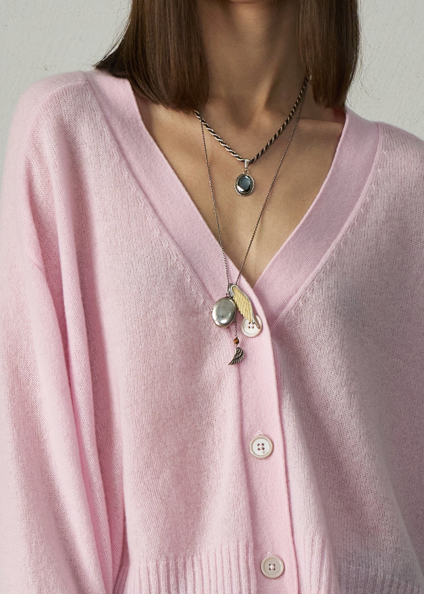 N.2275 CASHMERE FEATHERWEIGHT CARDI