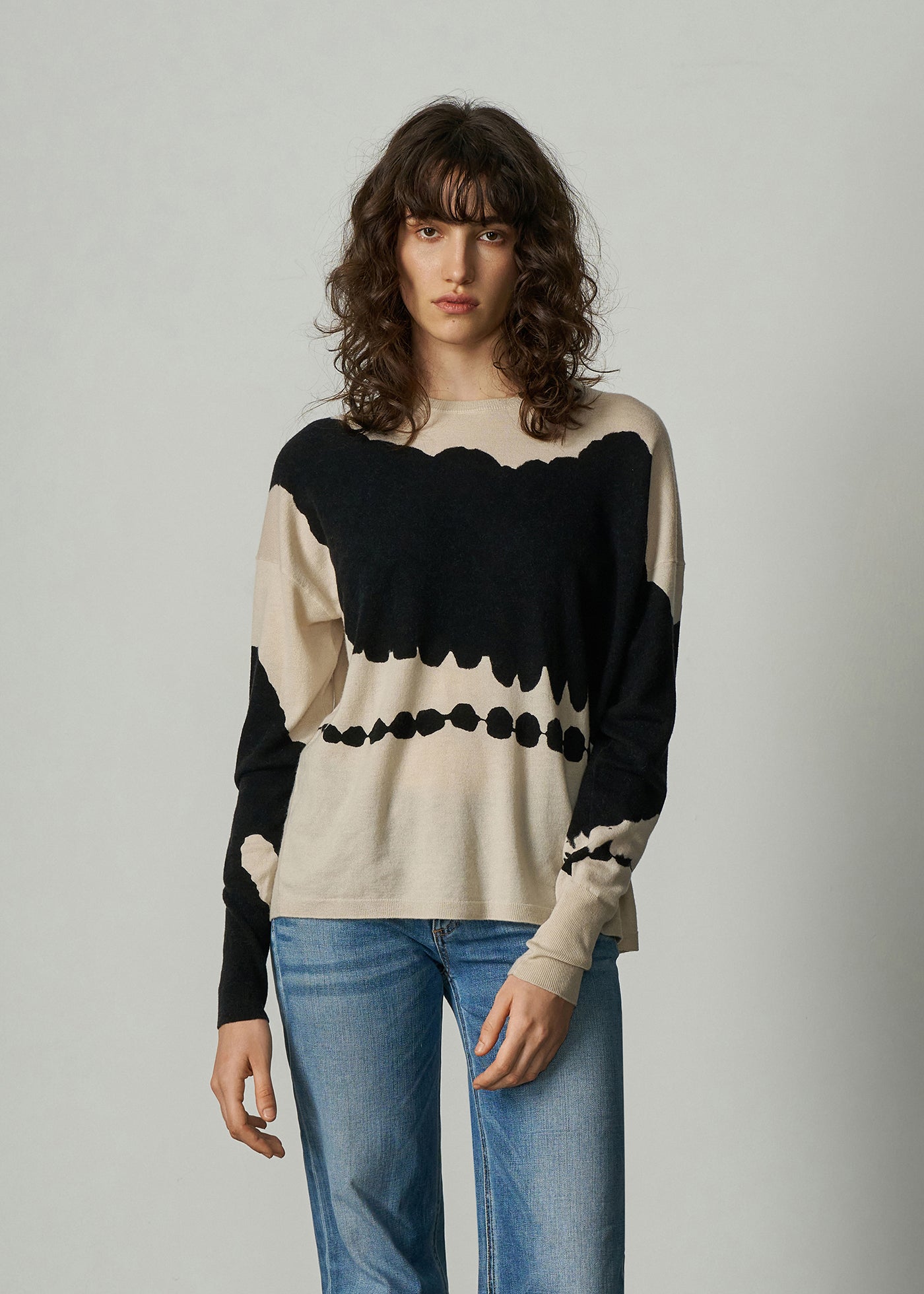 316 TULIP SLEEVE PAINT TOP PAT