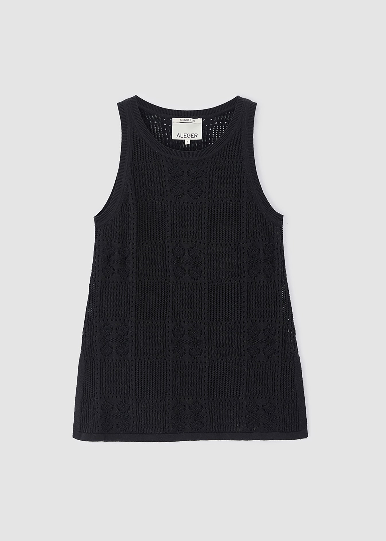 340 GUIPURE TANK BLK