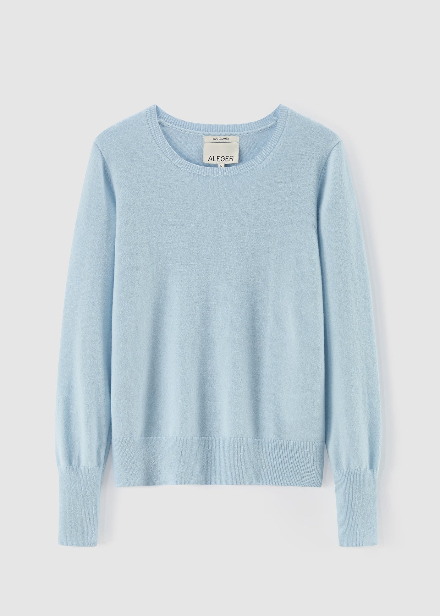 407 CASHMERE CLASSIC CREW WBL