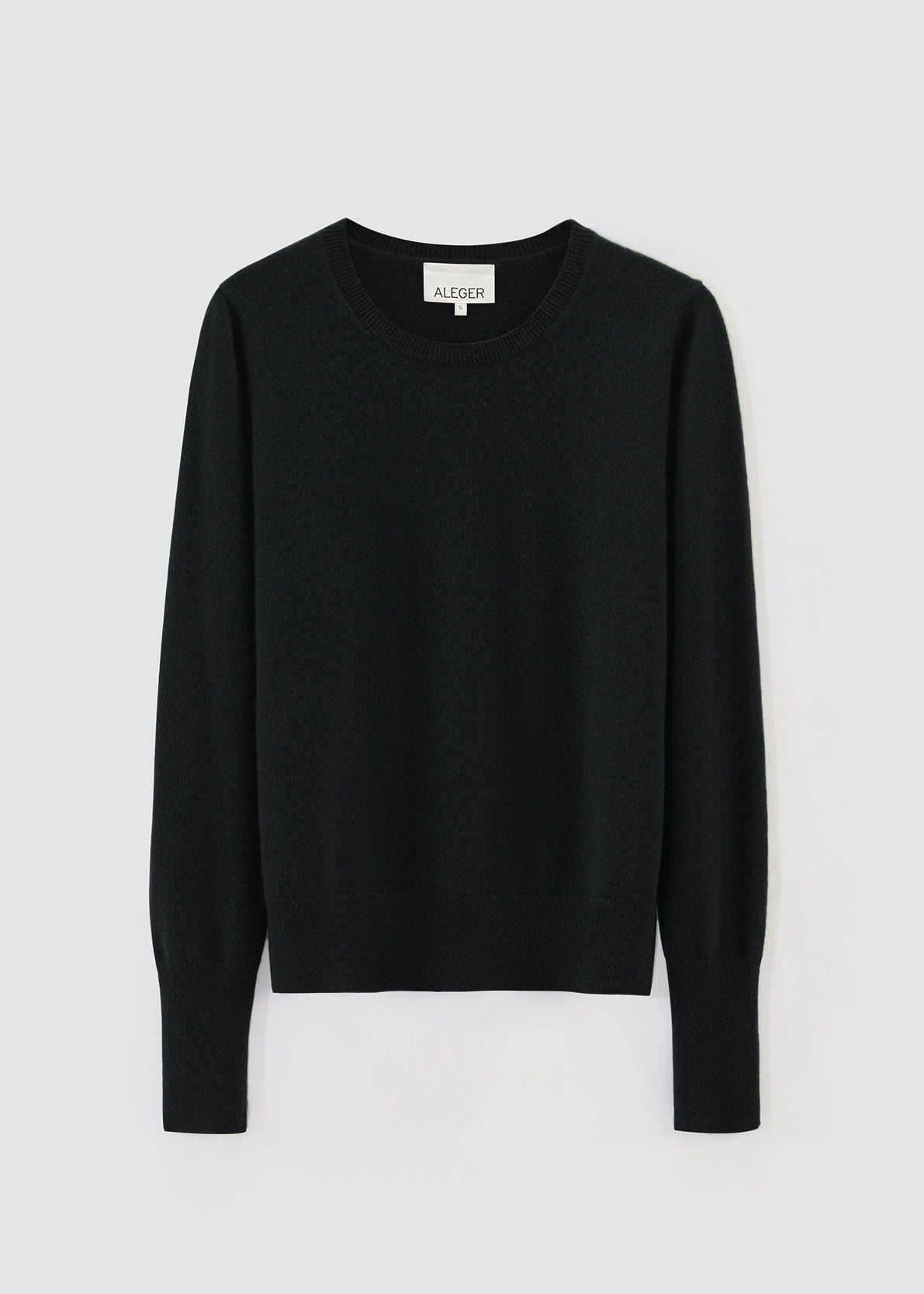 407 CASHMERE CLASSIC CREW BLK