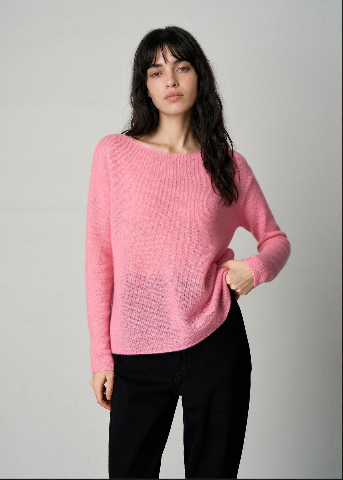 485 COTTON CASHMERE CLOUDED TOP WPK