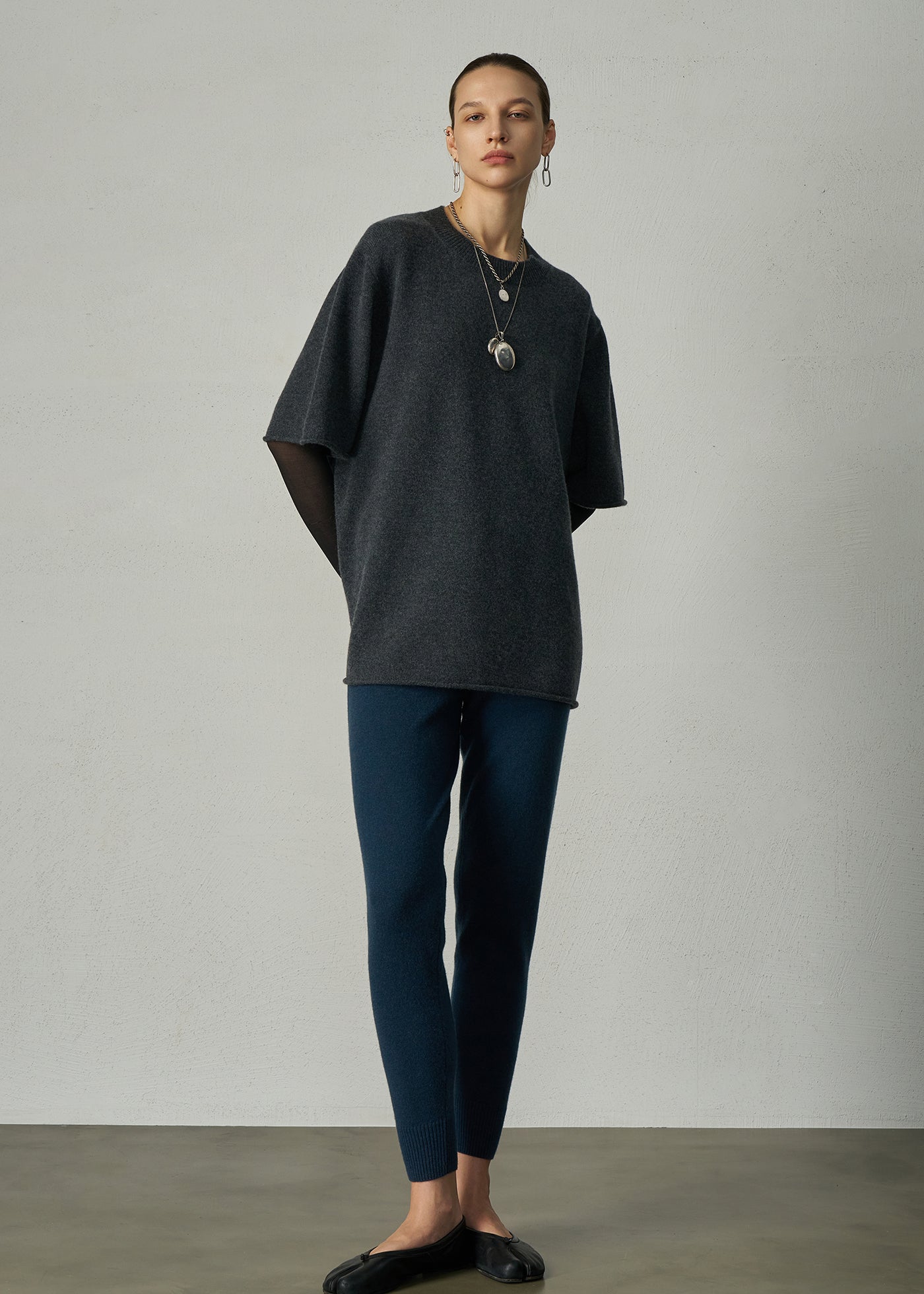 490 CASHMERE BLEND SUPER BIG T DMG