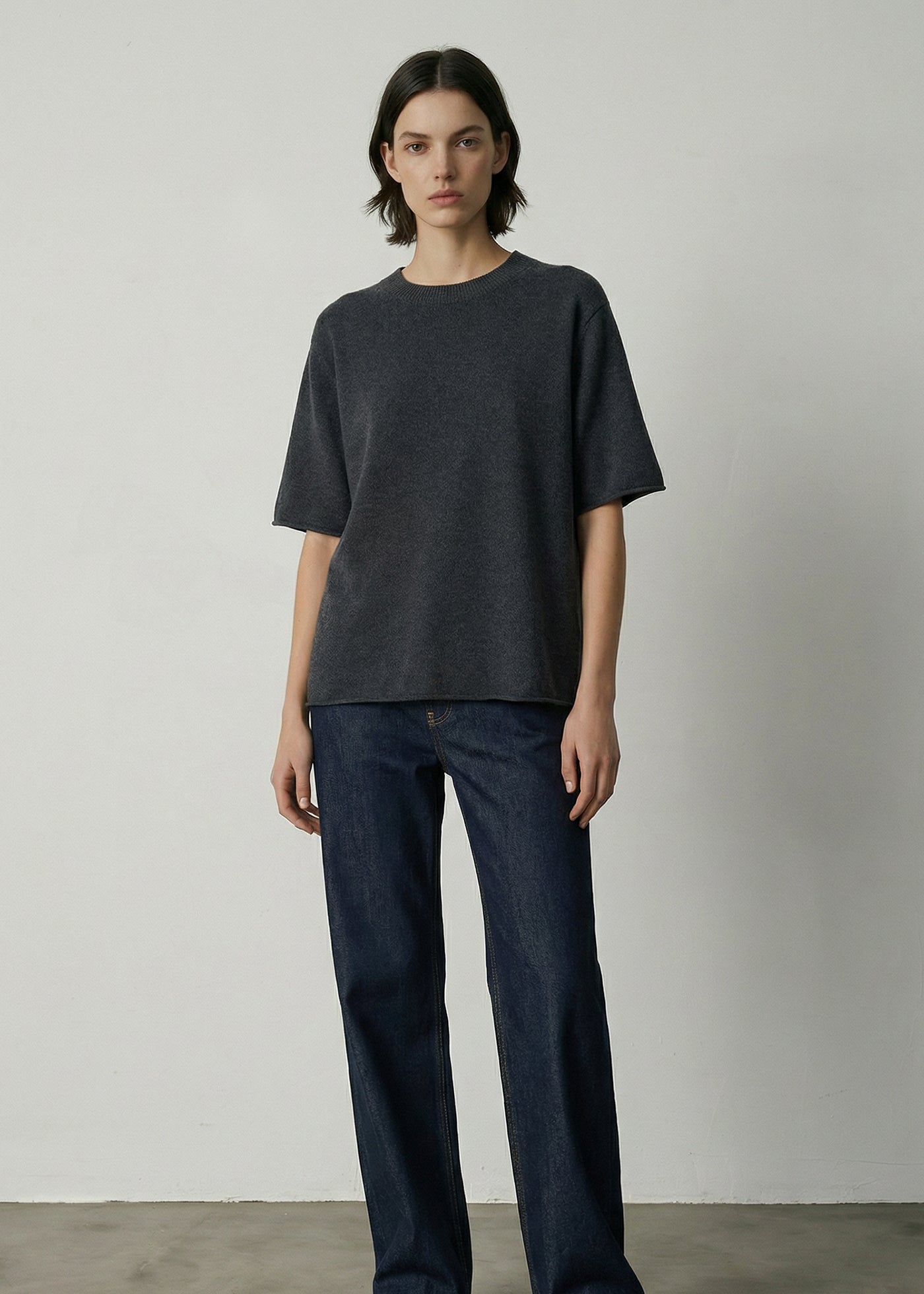 490 CASHMERE BLEND SUPER BIG T DMG