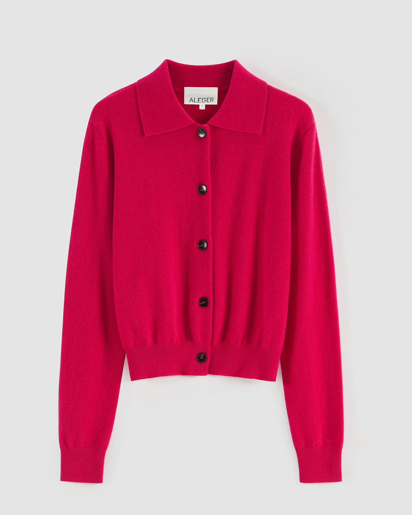 491 CASHMERE BLEND COLLARED CARDI