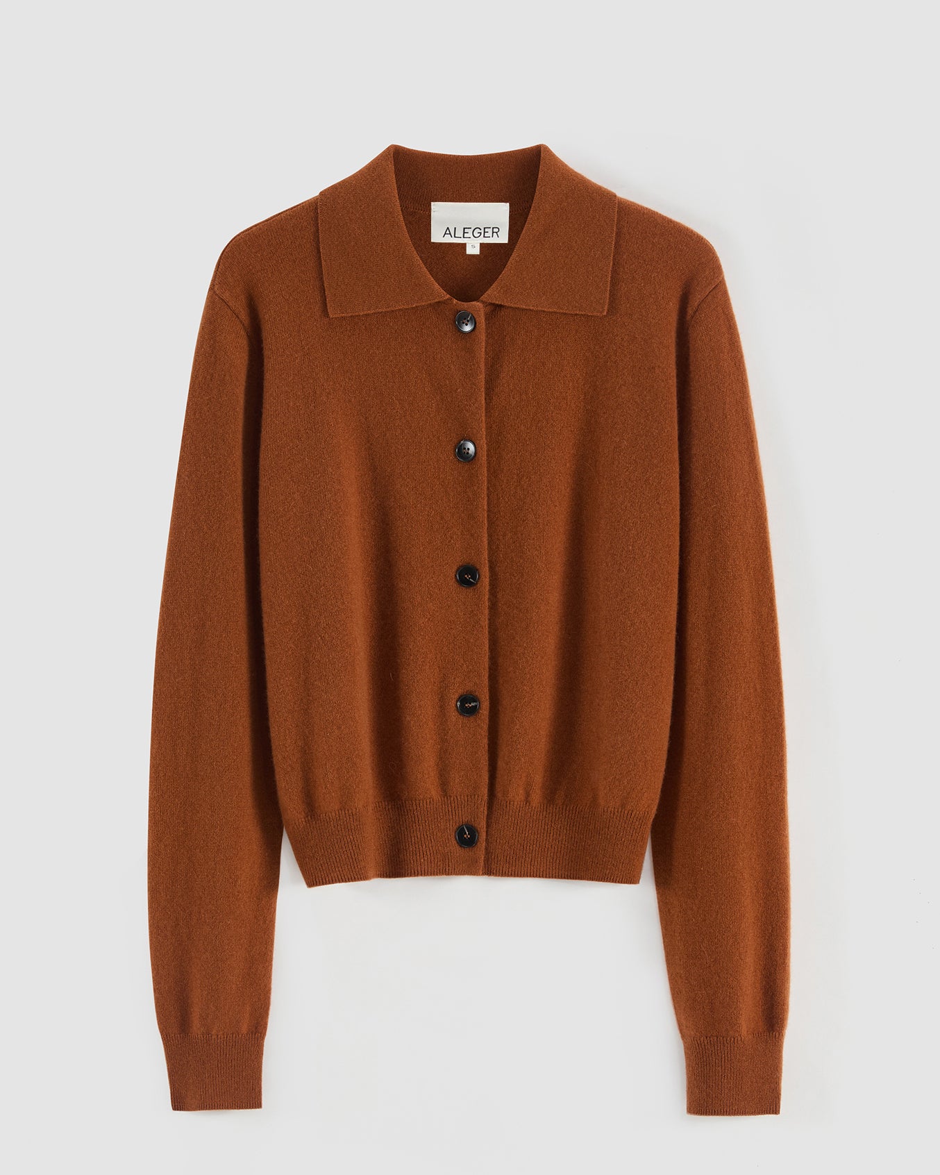 491 CASHMERE BLEND COLLARED CARDI