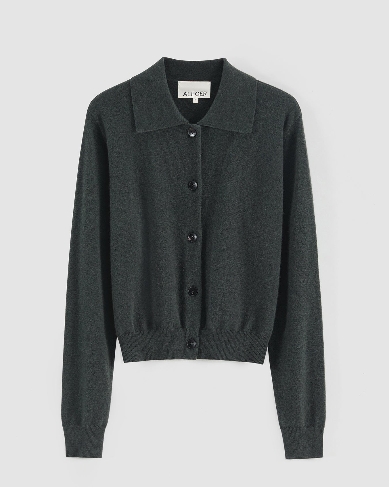 491 CASHMERE BLEND COLLARED CARDI
