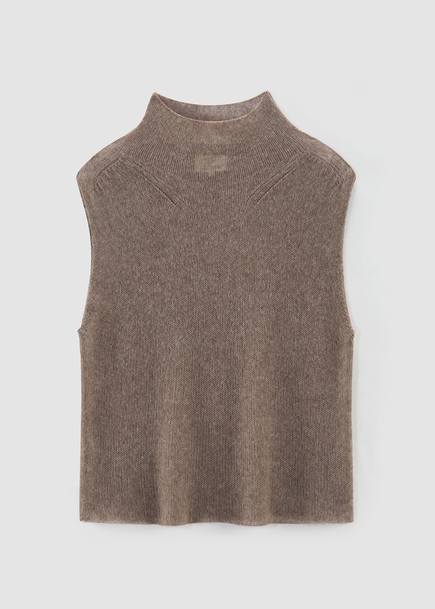 514 CLOUDED FUNNEL NECK VEST BVR