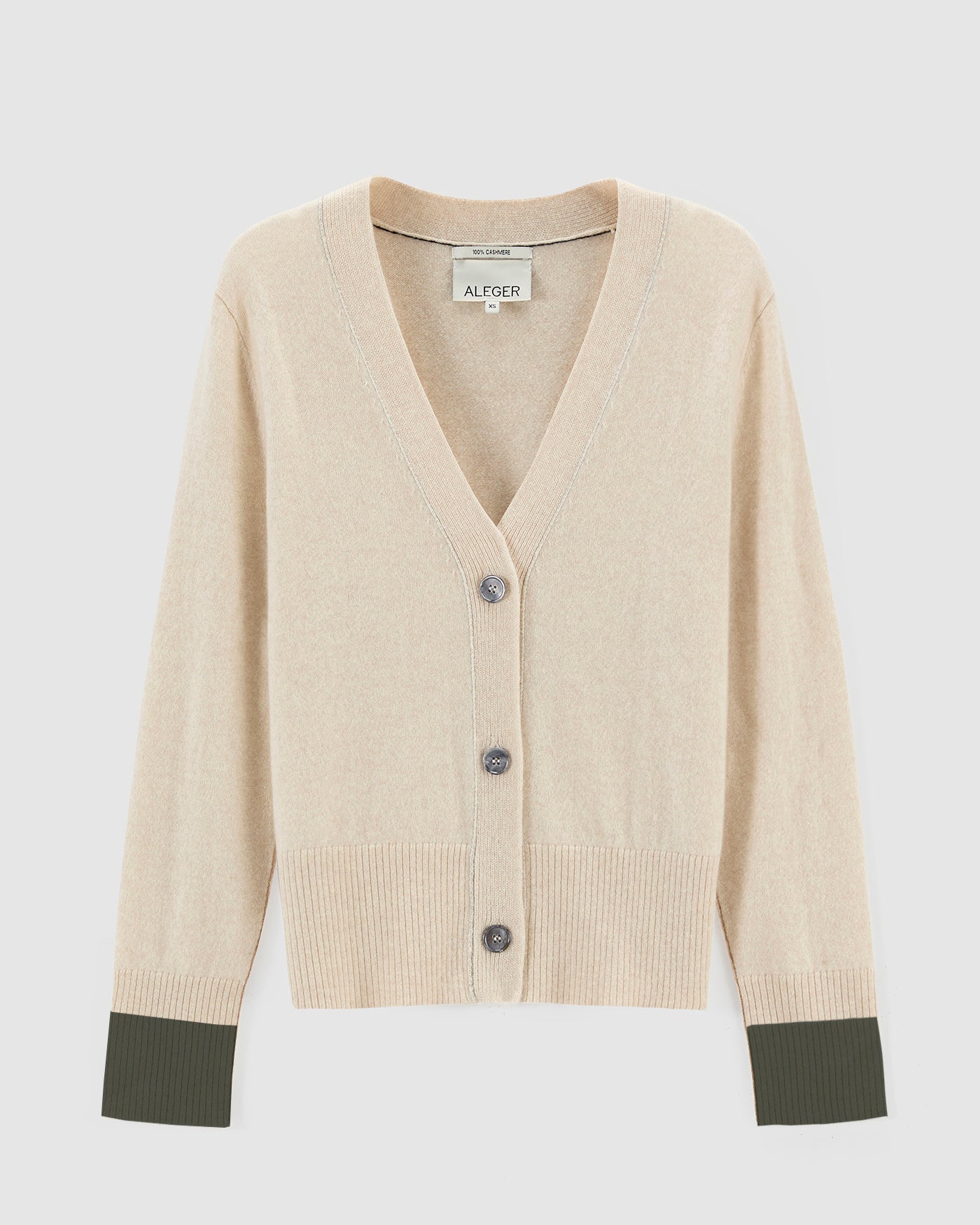 545 CASHMERE SEAM DETAIL CARDI