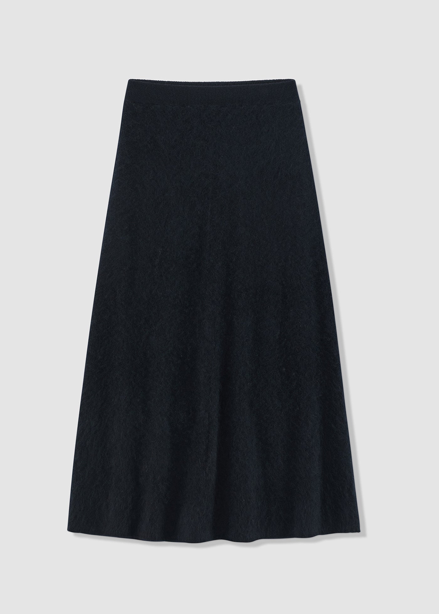 899 THE BRUSHED SKIRT BLK