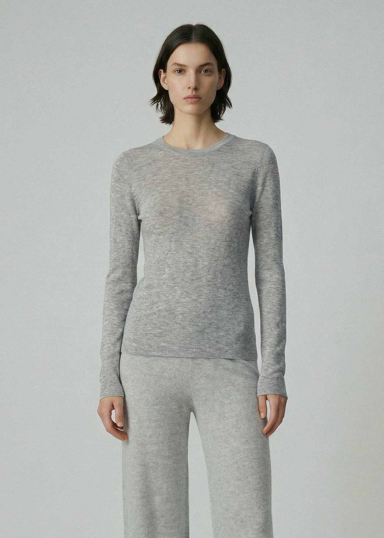 908 SHEERNESS CREW NECK SGY