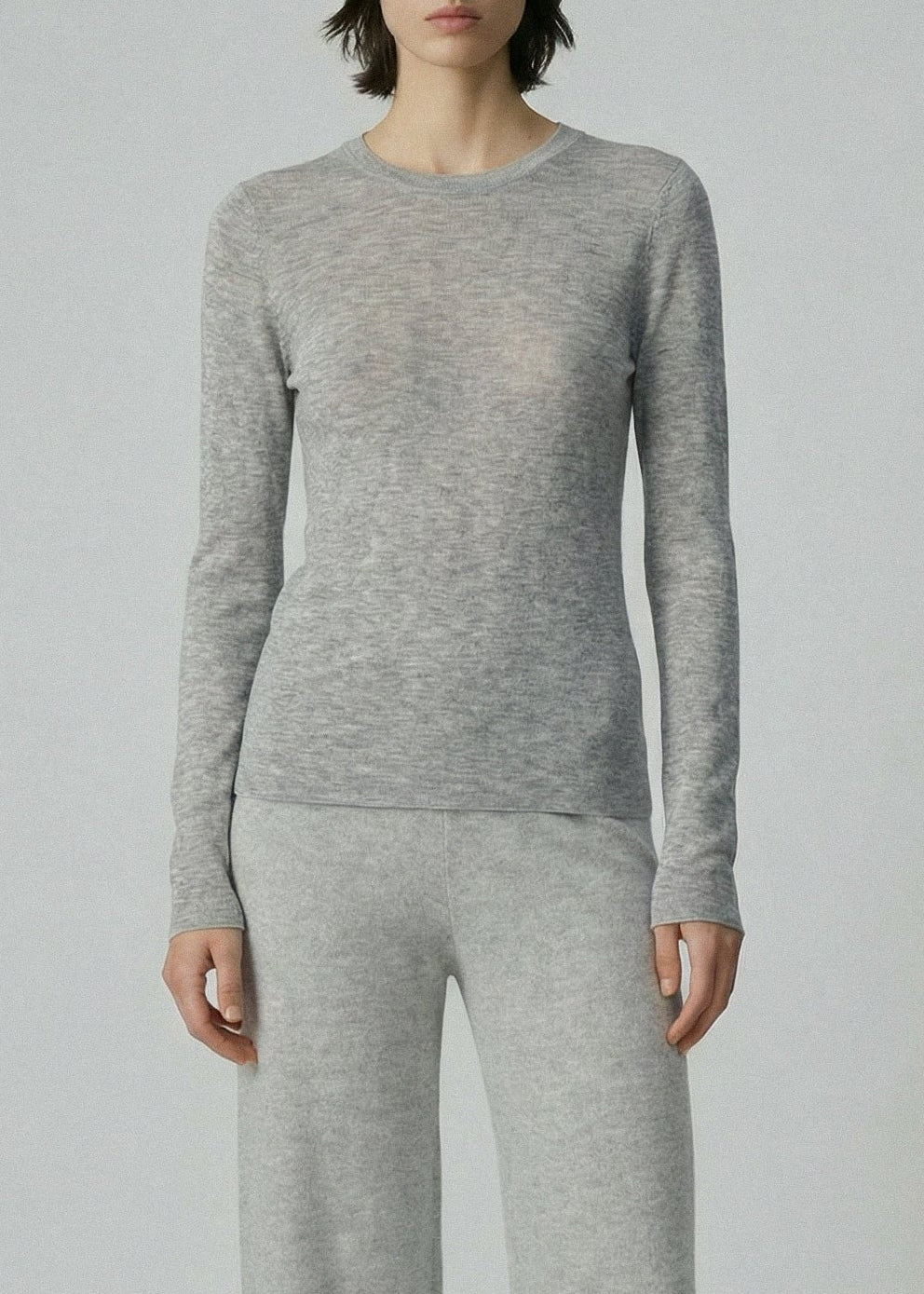 908 SHEERNESS CREW NECK SGY