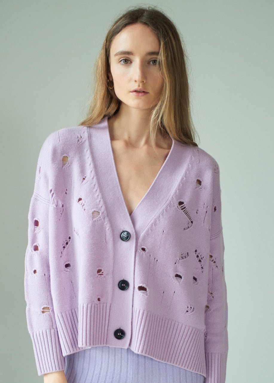 SAMPLE - Wool + Cashmere Oversized Cardigan