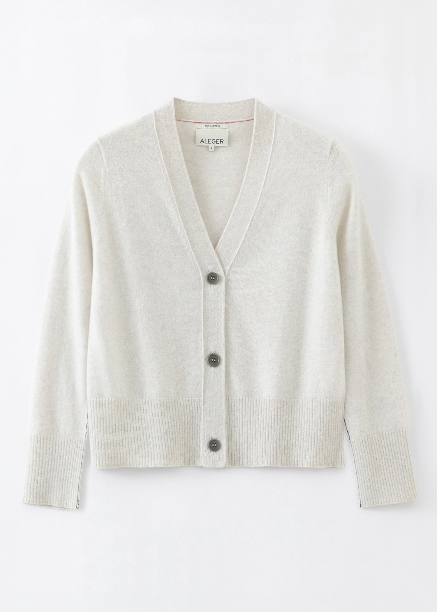 N.09 PURE CASHMERE SEAM DETAIL CARDIGAN TERRY2