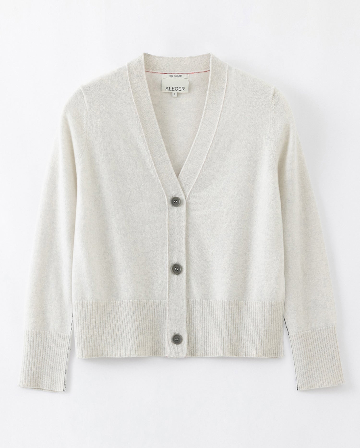 N.09 PURE CASHMERE SEAM DETAIL CARDIGAN TERRY2