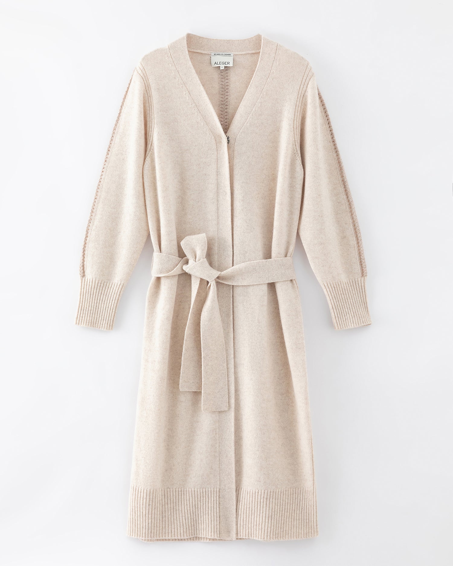 N.168 CASHMERE BLEND LUXE LONG CARDIGAN SHELL2