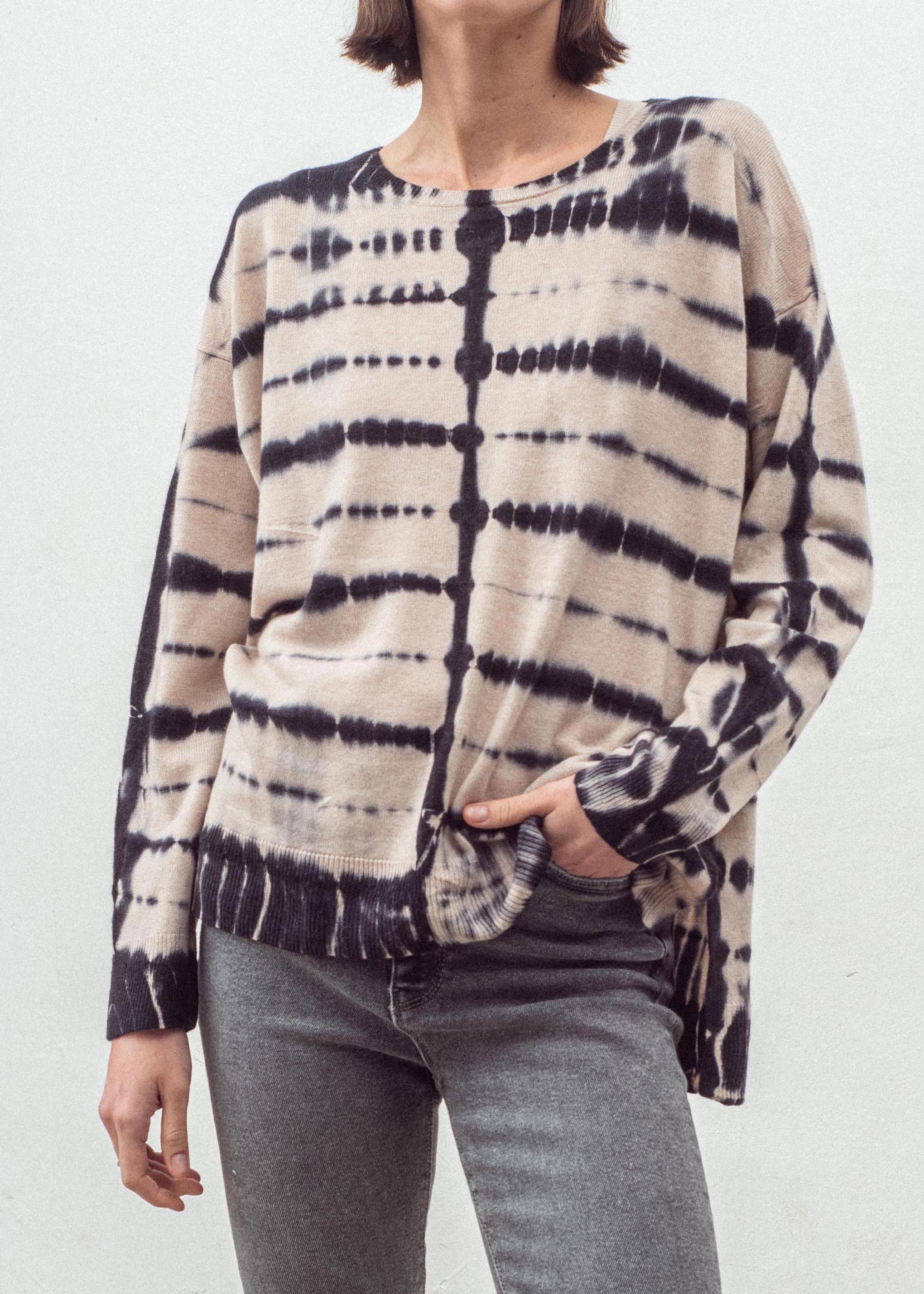 N.184D LONG LINE DYE SLOUCH CREW