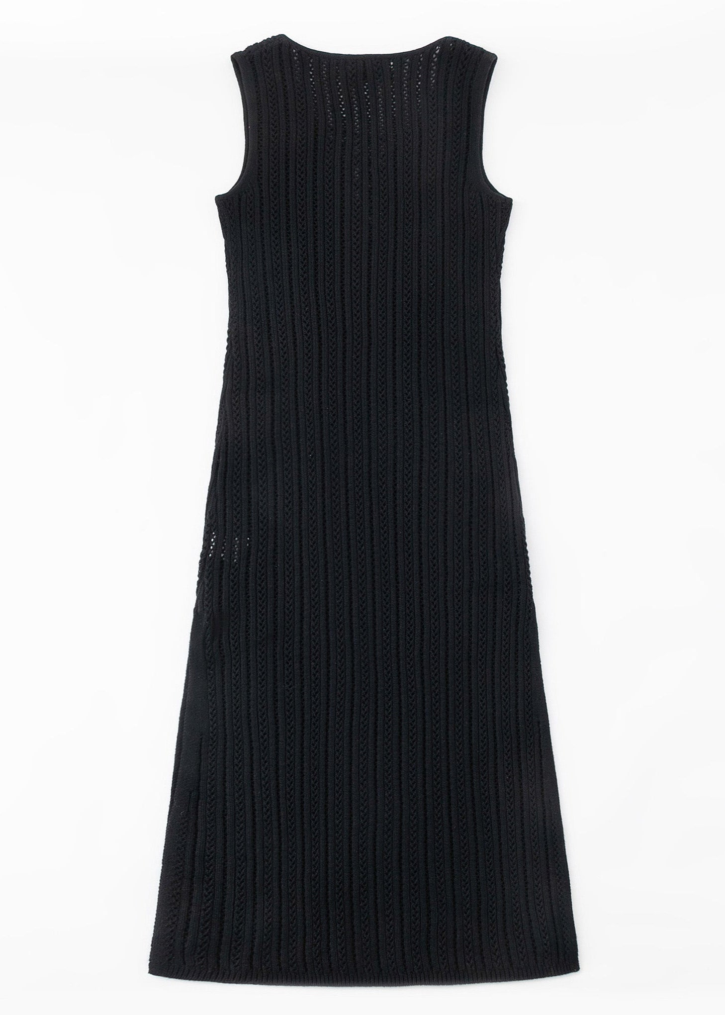 N.298 LACE RIBBED CAMI DRESS