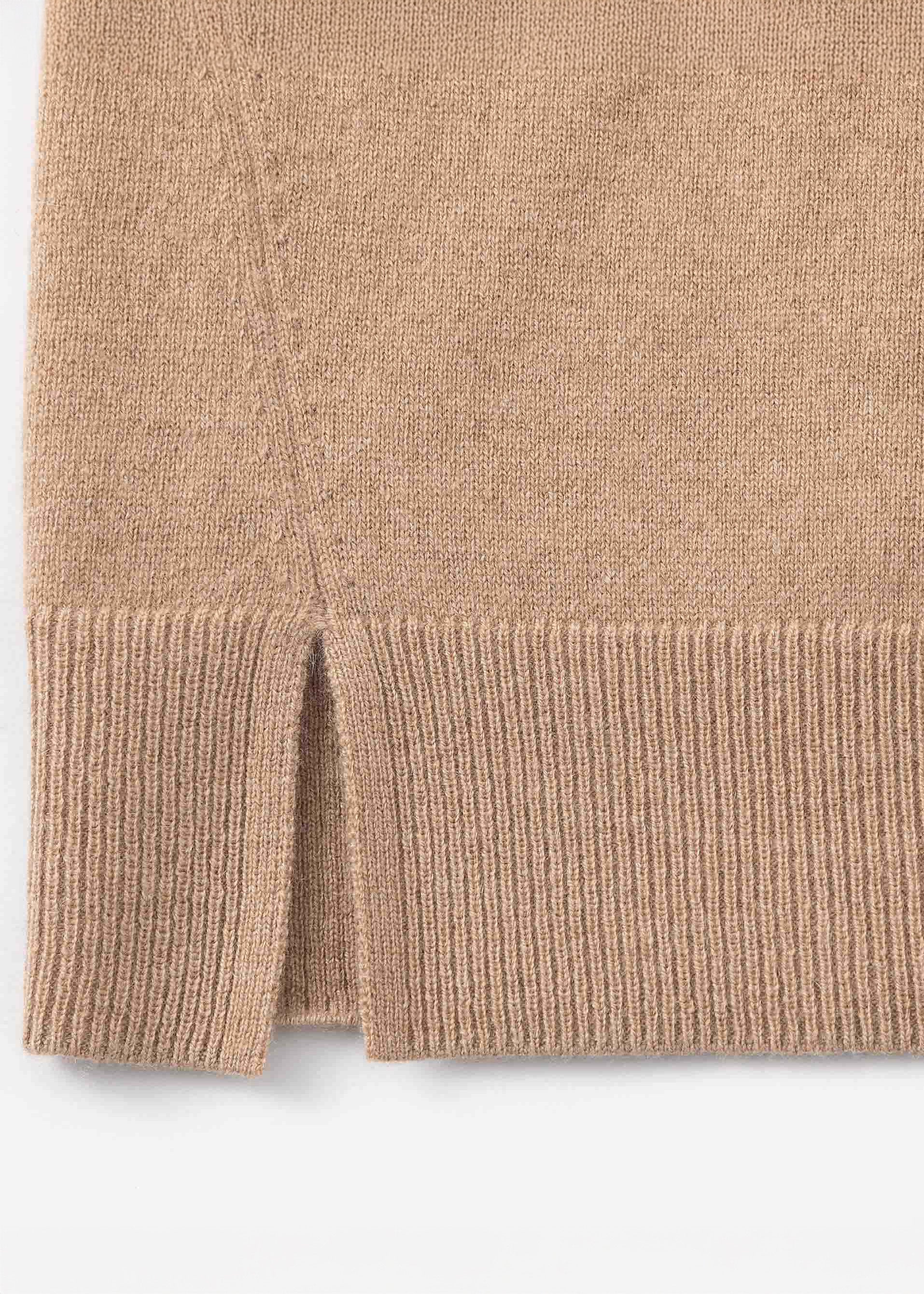 N.29 PURE CASHMERE OVERSIZED V NECK TAN