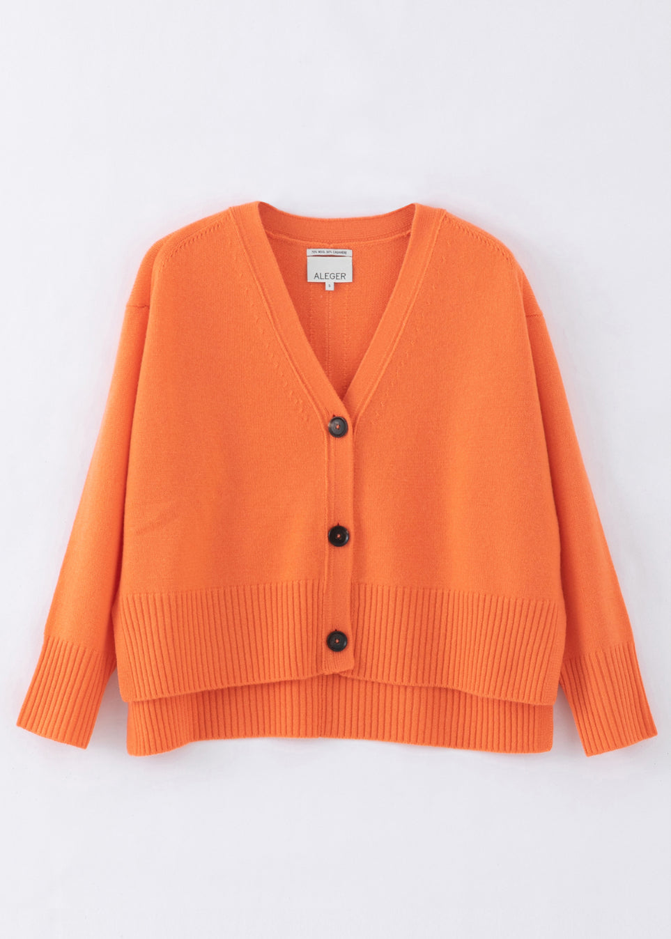 N.99 CASHMERE BLEND OVERSIZED CARDIGAN CITRUS FLASH