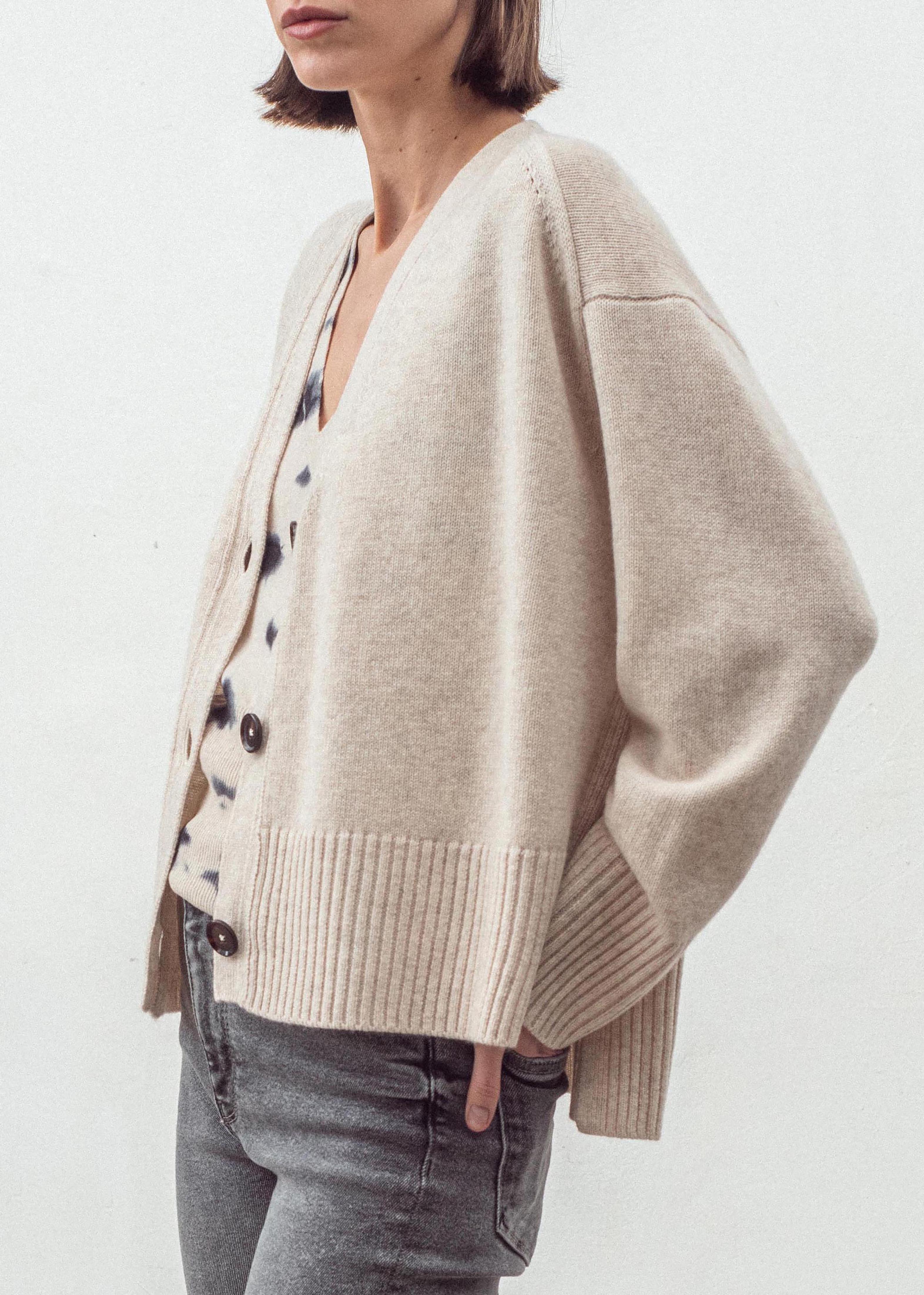 N.99 CASHMERE BLEND OVERSIZED CARDIGAN SHELL2